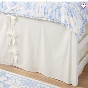 Pottery Barn Love Shack Fancy Dorm Bedskirt New in Package